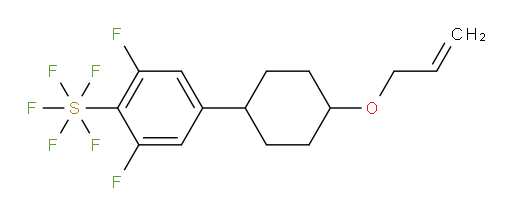 [2,6-difluoro-4-[trans-4-(2-propenyloxy)cyclohexyl]phenyl]sulfur pentafluoride