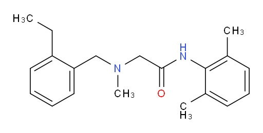 N-(2,6-dimethylphenyl)-2-((2-ethylbenzyl)(methyl)amino)acetamide