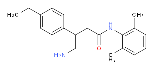 4-amino-N-(2,6-dimethylphenyl)-3-(4-ethylphenyl)butanamide