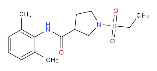 N-(2,6-dimethylphenyl)-1-(ethylsulfonyl)pyrrolidine-3-carboxamide