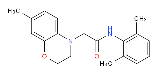 N-(2,6-dimethylphenyl)-2-(7-methyl-2H-benzo[b][1,4]oxazin-4(3H)-yl)acetamide