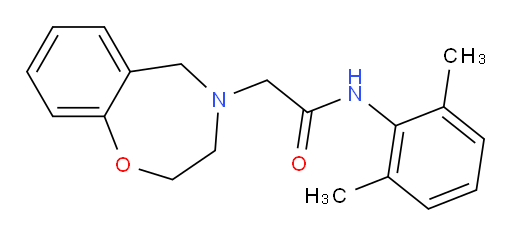 2-(2,3-dihydrobenzo[f][1,4]oxazepin-4(5H)-yl)-N-(2,6-dimethylphenyl)acetamide