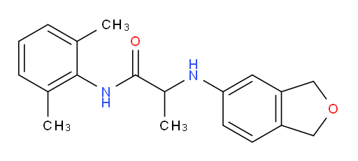 2-((1,3-dihydroisobenzofuran-5-yl)amino)-N-(2,6-dimethylphenyl)propanamide