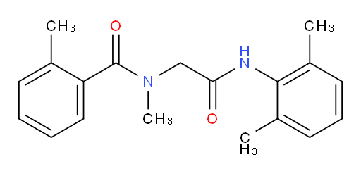 N-(2-((2,6-dimethylphenyl)amino)-2-oxoethyl)-N,2-dimethylbenzamide