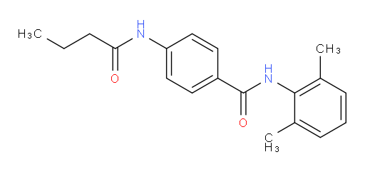 4-butyramido-N-(2,6-dimethylphenyl)benzamide