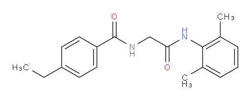 N-(2-((2,6-dimethylphenyl)amino)-2-oxoethyl)-4-ethylbenzamide
