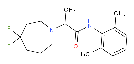 2-(4,4-difluoroazepan-1-yl)-N-(2,6-dimethylphenyl)propanamide