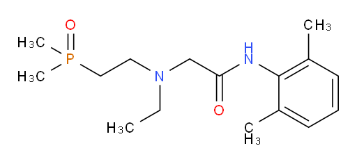 N-(2,6-dimethylphenyl)-2-((2-(dimethylphosphoryl)ethyl)(ethyl)amino)acetamide