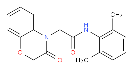 N-(2,6-dimethylphenyl)-2-(3-oxo-2H-benzo[b][1,4]oxazin-4(3H)-yl)acetamide