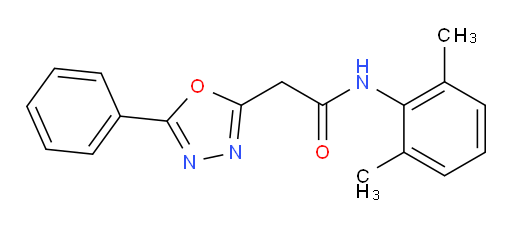 N-(2,6-dimethylphenyl)-2-(5-phenyl-1,3,4-oxadiazol-2-yl)acetamide