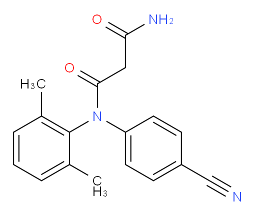 N1-(4-cyanophenyl)-N1-(2,6-dimethylphenyl)malonamide
