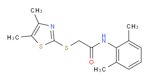 N-(2,6-dimethylphenyl)-2-((4,5-dimethylthiazol-2-yl)thio)acetamide