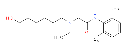 N-(2,6-dimethylphenyl)-2-(ethyl(6-hydroxyhexyl)amino)acetamide