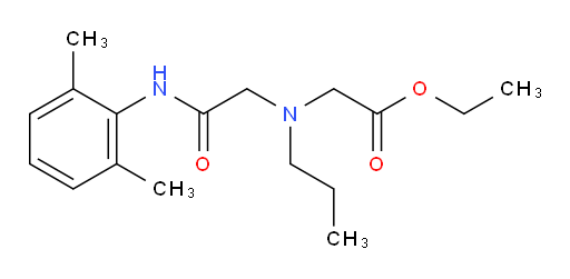 ethyl 2-((2-((2,6-dimethylphenyl)amino)-2-oxoethyl)(propyl)amino)acetate