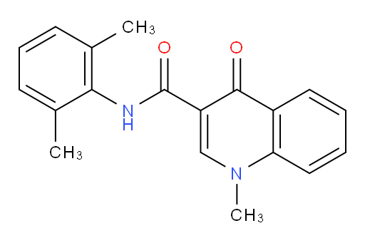 N-(2,6-dimethylphenyl)-1-methyl-4-oxo-1,4-dihydroquinoline-3-carboxamide