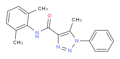 N-(2,6-dimethylphenyl)-5-methyl-1-phenyl-1H-1,2,3-triazole-4-carboxamide