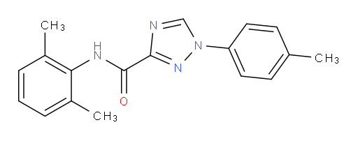 N-(2,6-dimethylphenyl)-1-(p-tolyl)-1H-1,2,4-triazole-3-carboxamide