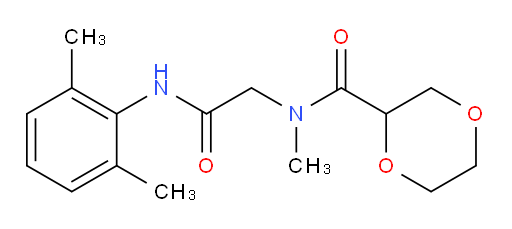 N-(2-((2,6-dimethylphenyl)amino)-2-oxoethyl)-N-methyl-1,4-dioxane-2-carboxamide