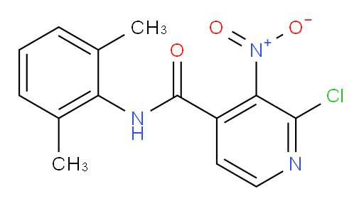 2-chloro-N-(2,6-dimethylphenyl)-3-nitroisonicotinamide