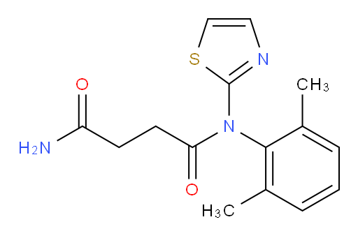 N1-(2,6-dimethylphenyl)-N1-(thiazol-2-yl)succinamide