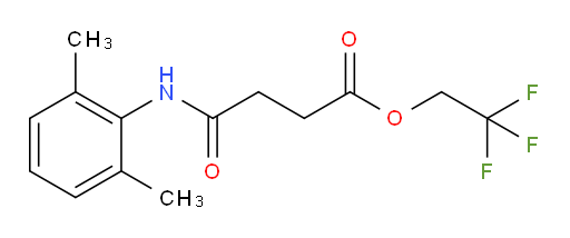 2,2,2-trifluoroethyl 4-((2,6-dimethylphenyl)amino)-4-oxobutanoate