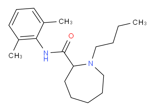 1-butyl-N-(2,6-dimethylphenyl)azepane-2-carboxamide