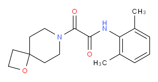 N-(2,6-dimethylphenyl)-2-oxo-2-(1-oxa-7-azaspiro[3.5]nonan-7-yl)acetamide