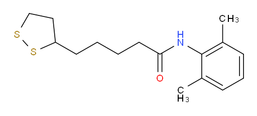 N-(2,6-dimethylphenyl)-5-(1,2-dithiolan-3-yl)pentanamide