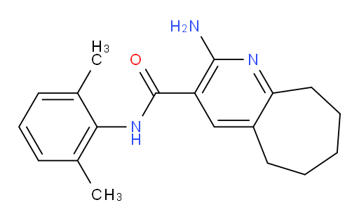 2-amino-N-(2,6-dimethylphenyl)-6,7,8,9-tetrahydro-5H-cyclohepta[b]pyridine-3-carboxamide