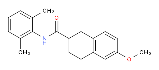 N-(2,6-dimethylphenyl)-6-methoxy-1,2,3,4-tetrahydronaphthalene-2-carboxamide