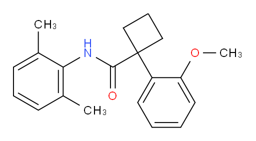 N-(2,6-dimethylphenyl)-1-(2-methoxyphenyl)cyclobutanecarboxamide