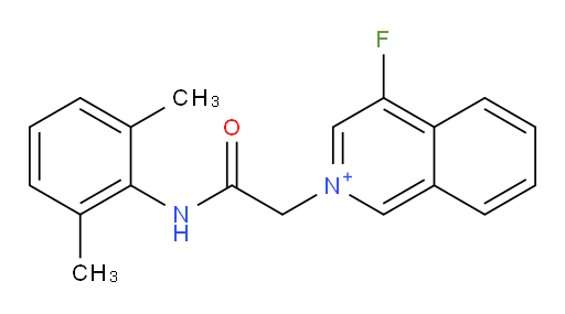 2-(2-((2,6-dimethylphenyl)amino)-2-oxoethyl)-4-fluoroisoquinolin-2-ium