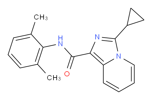 3-cyclopropyl-N-(2,6-dimethylphenyl)imidazo[1,5-a]pyridine-1-carboxamide