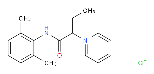 1-(1-((2,6-dimethylphenyl)amino)-1-oxobutan-2-yl)pyridin-1-ium chloride