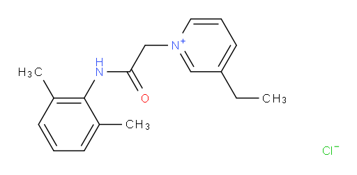 1-(2-((2,6-dimethylphenyl)amino)-2-oxoethyl)-3-ethylpyridin-1-ium chloride