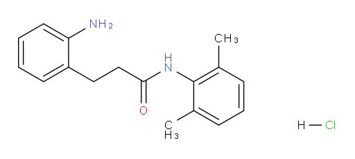 3-(2-aminophenyl)-N-(2,6-dimethylphenyl)propanamide hydrochloride