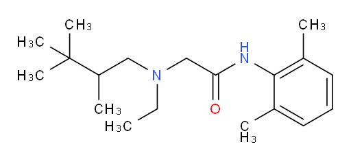 N-(2,6-dimethylphenyl)-2-(ethyl(2,3,3-trimethylbutyl)amino)acetamide