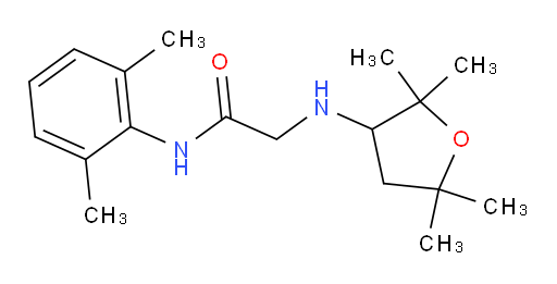 N-(2,6-dimethylphenyl)-2-((2,2,5,5-tetramethyltetrahydrofuran-3-yl)amino)acetamide
