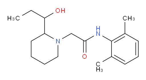N-(2,6-dimethylphenyl)-2-(2-(1-hydroxypropyl)piperidin-1-yl)acetamide