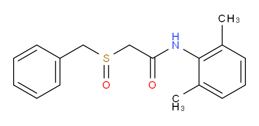 2-(benzylsulfinyl)-N-(2,6-dimethylphenyl)acetamide