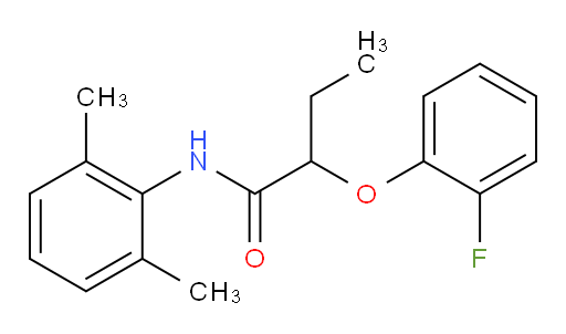 N-(2,6-dimethylphenyl)-2-(2-fluorophenoxy)butanamide