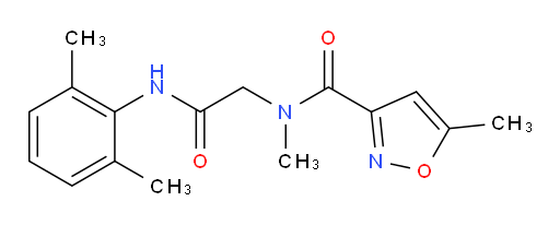 N-(2-((2,6-dimethylphenyl)amino)-2-oxoethyl)-N,5-dimethylisoxazole-3-carboxamide