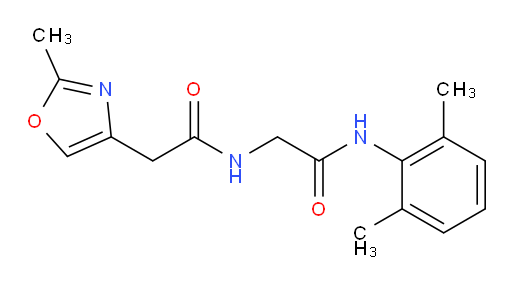 N-(2,6-dimethylphenyl)-2-(2-(2-methyloxazol-4-yl)acetamido)acetamide