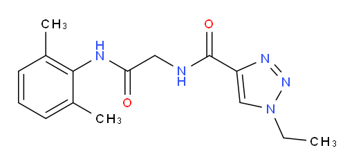 N-(2-((2,6-dimethylphenyl)amino)-2-oxoethyl)-1-ethyl-1H-1,2,3-triazole-4-carboxamide