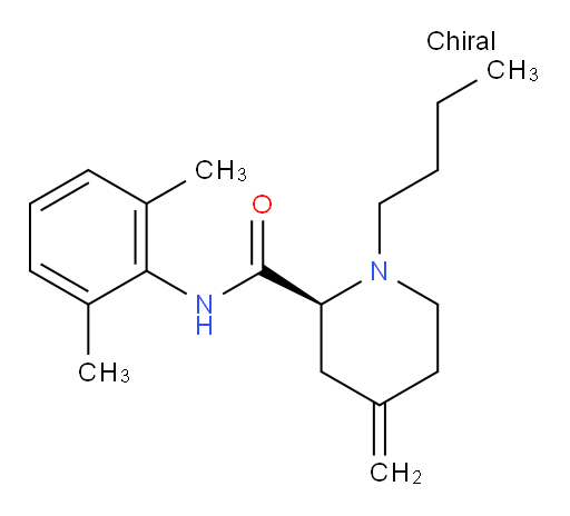 (S)-1-butyl-N-(2,6-dimethylphenyl)-4-methylenepiperidine-2-carboxamide