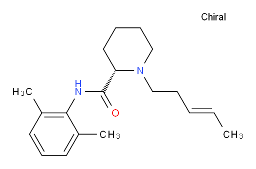 (S,E)-N-(2,6-dimethylphenyl)-1-(pent-3-en-1-yl)piperidine-2-carboxamide