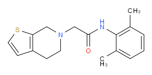 2-(4,5-dihydrothieno[2,3-c]pyridin-6(7H)-yl)-N-(2,6-dimethylphenyl)acetamide