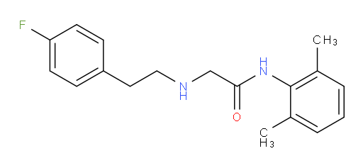 N-(2,6-dimethylphenyl)-2-((4-fluorophenethyl)amino)acetamide