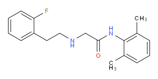 N-(2,6-dimethylphenyl)-2-((2-fluorophenethyl)amino)acetamide
