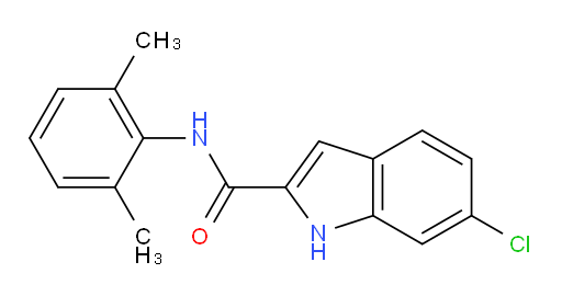6-chloro-N-(2,6-dimethylphenyl)-1H-indole-2-carboxamide